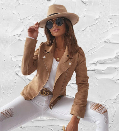 Suede Moto jacket